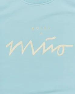 Cheap Motel a Miio Sweatshirt Men Aqua Yellow mint gelb