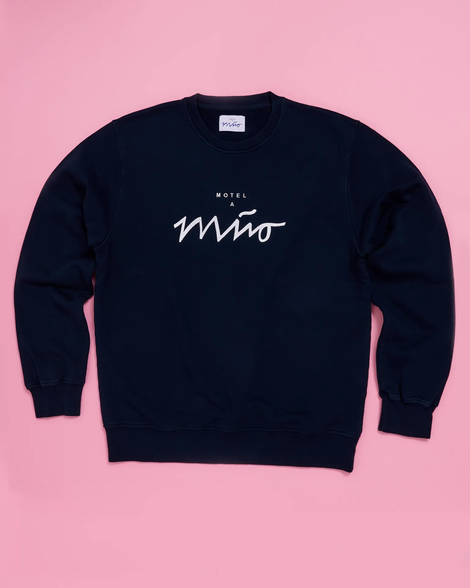 Cheap Motel a Miio Sweatshirt Men Navy White navy weiß