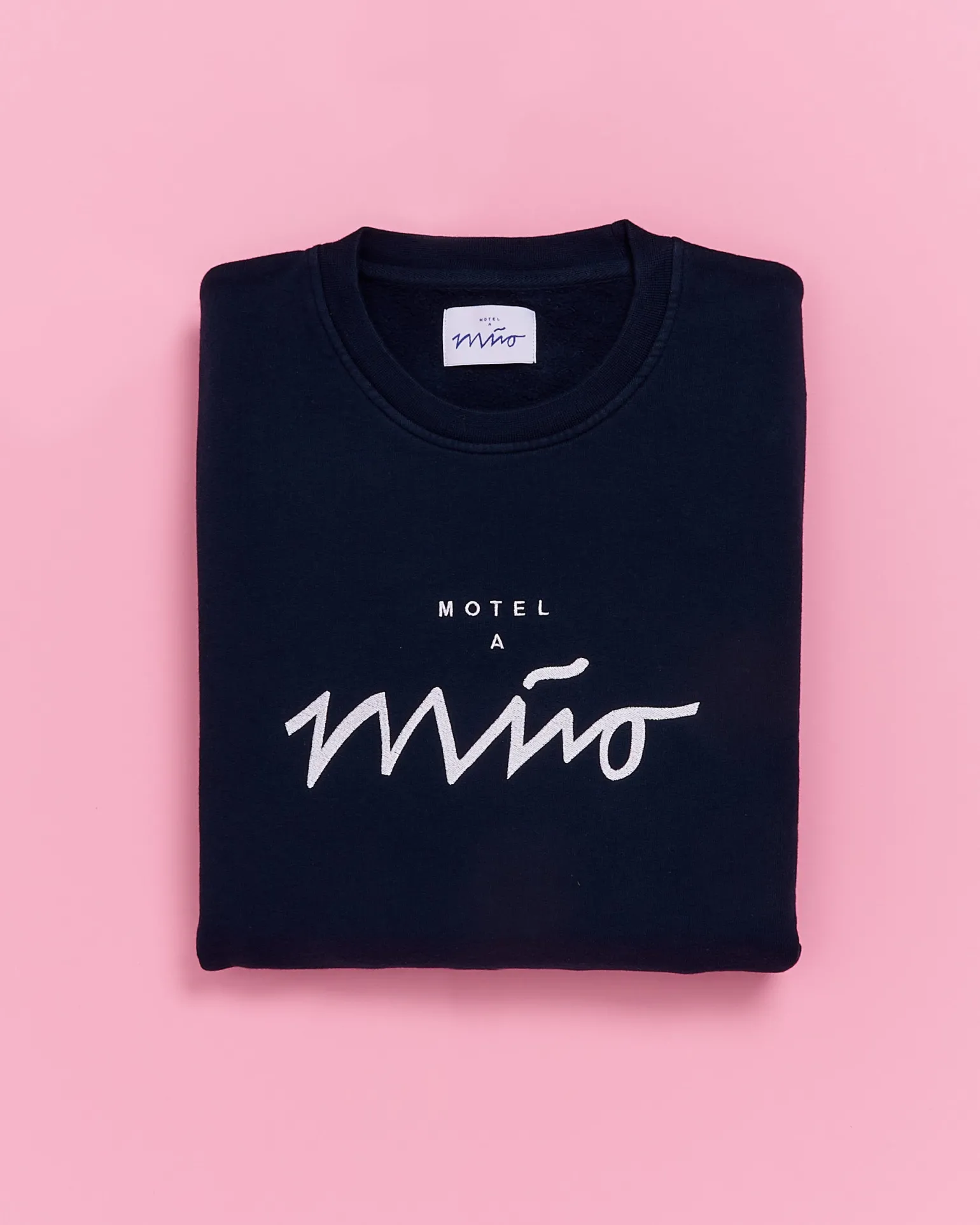Cheap Motel a Miio Sweatshirt Men Navy White navy weiß