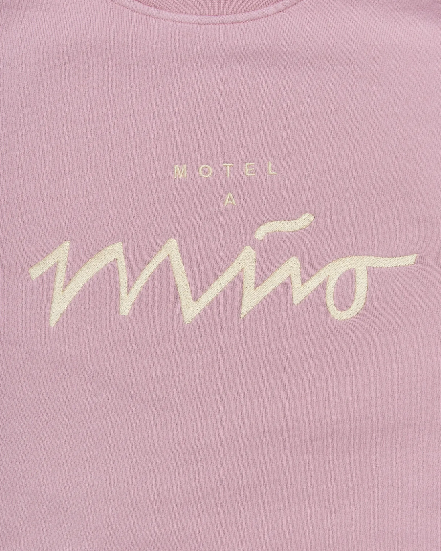 Online Motel a Miio Sweatshirt Men Rose Yellow rosé gelb