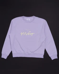 Fashion Motel a Miio Sweatshirt Women Lavender Yellow lavendel gelb