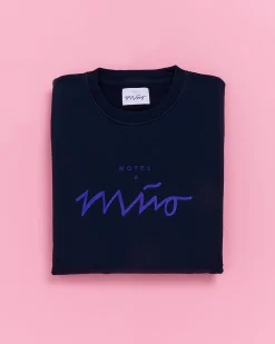 New Motel a Miio Sweatshirt Women Navy Blue navy blau
