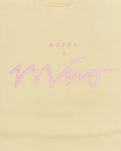 Cheap Motel a Miio Sweatshirt Women Yellow Rose gelb rosé